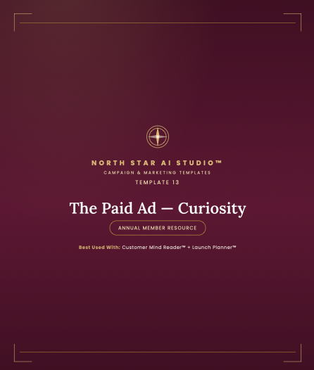 The Paid Ad — Curiosity