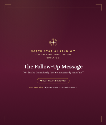 The Follow-Up Message